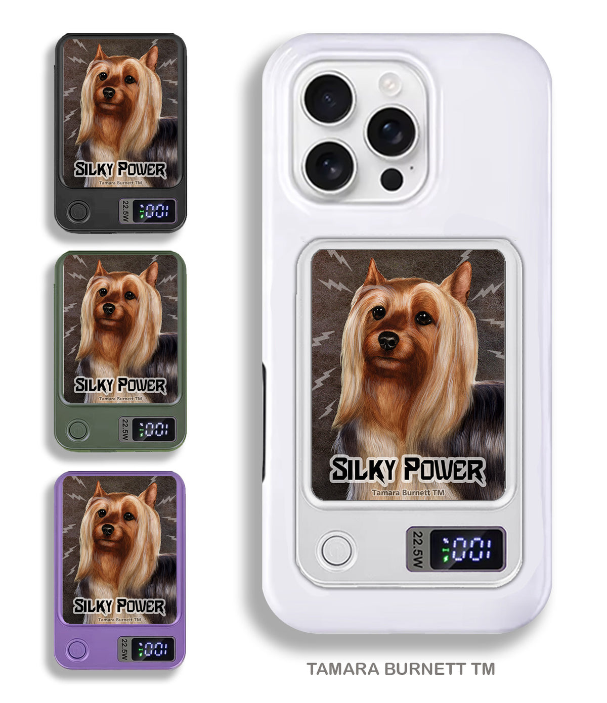 Silky Terrier Phone Bank Wireless Charger