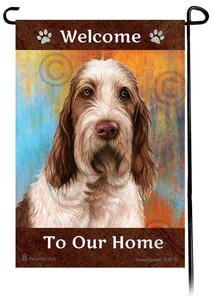 Spinone Italiano Welcome To Our Home Garden Flags