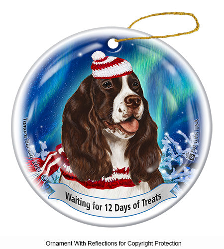 Springer Spaniel 12 Days of Treats Ornament