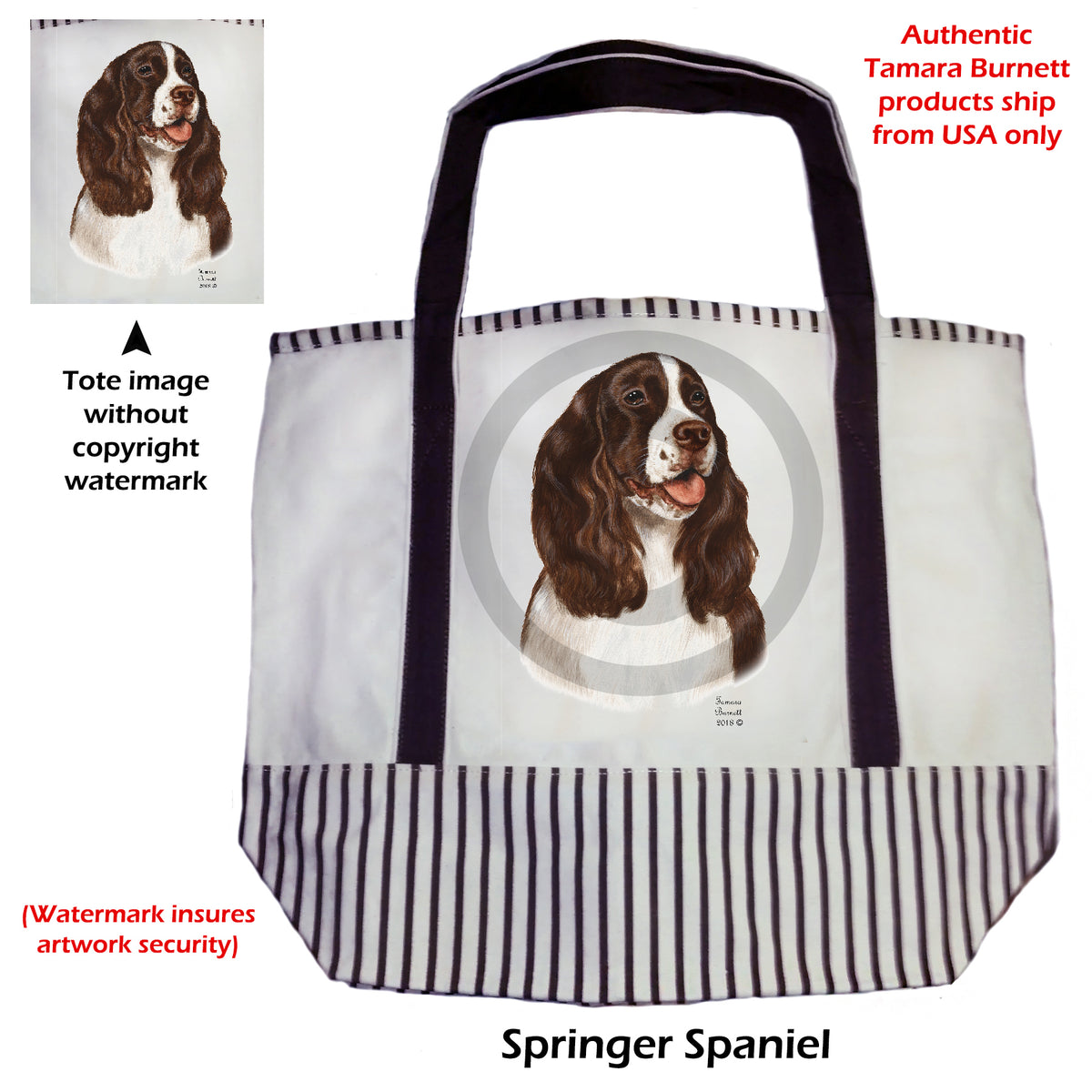 Springer Spaniel - Tote Bag