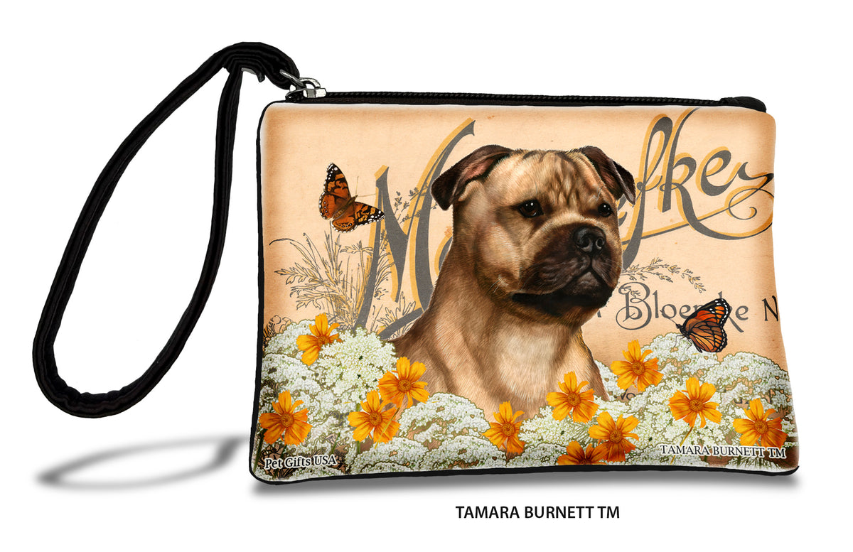 Staffordshire Bull Terrier Fawn Zippees Pet Pouch