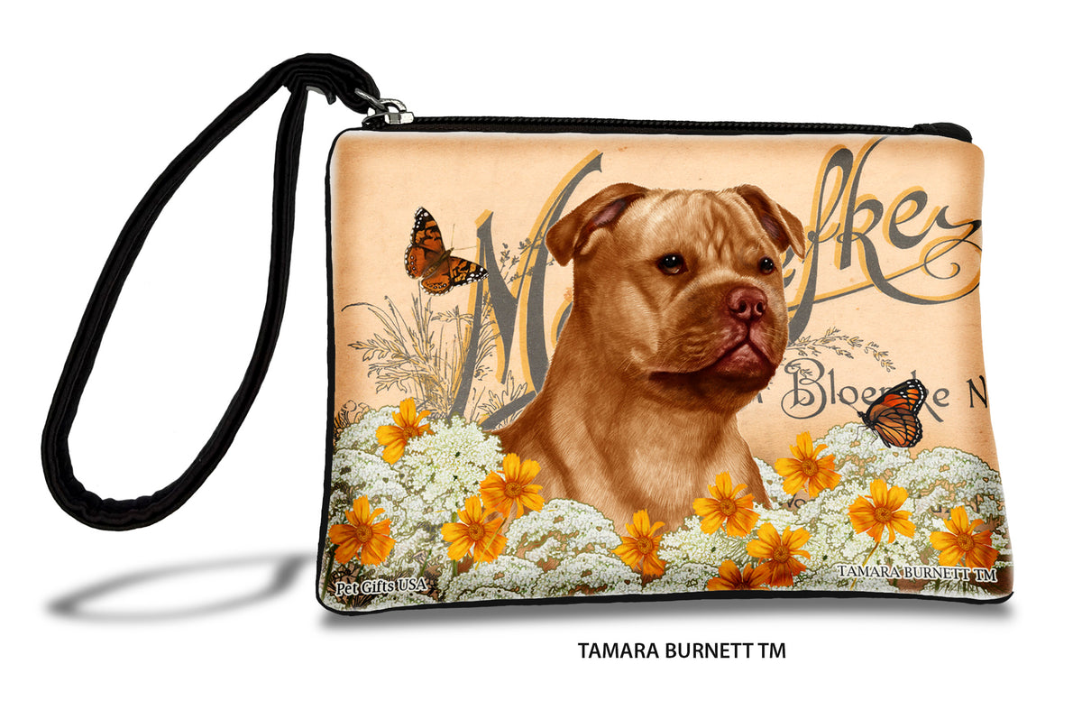 Staffordshire Bull Terrier Orange Zippees Pet Pouch