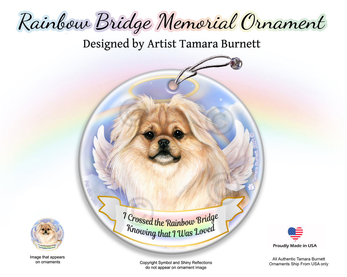 Tibetan Spaniel Cream Ornament