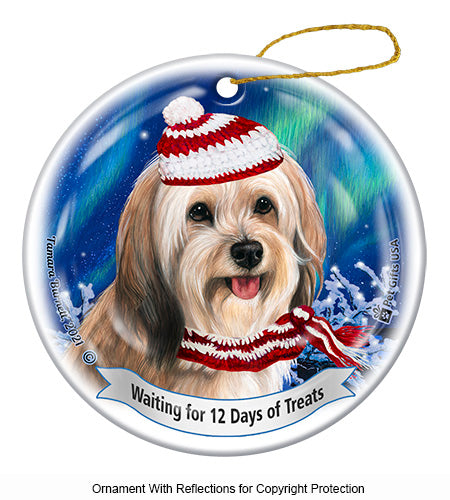 Tibetan Terrier Cream Ornament