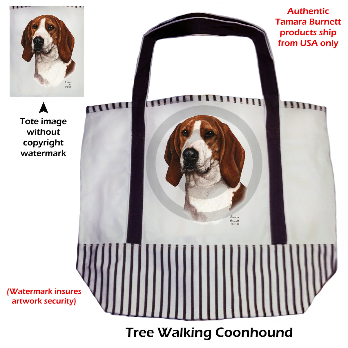 Coonhound - Tote Bag