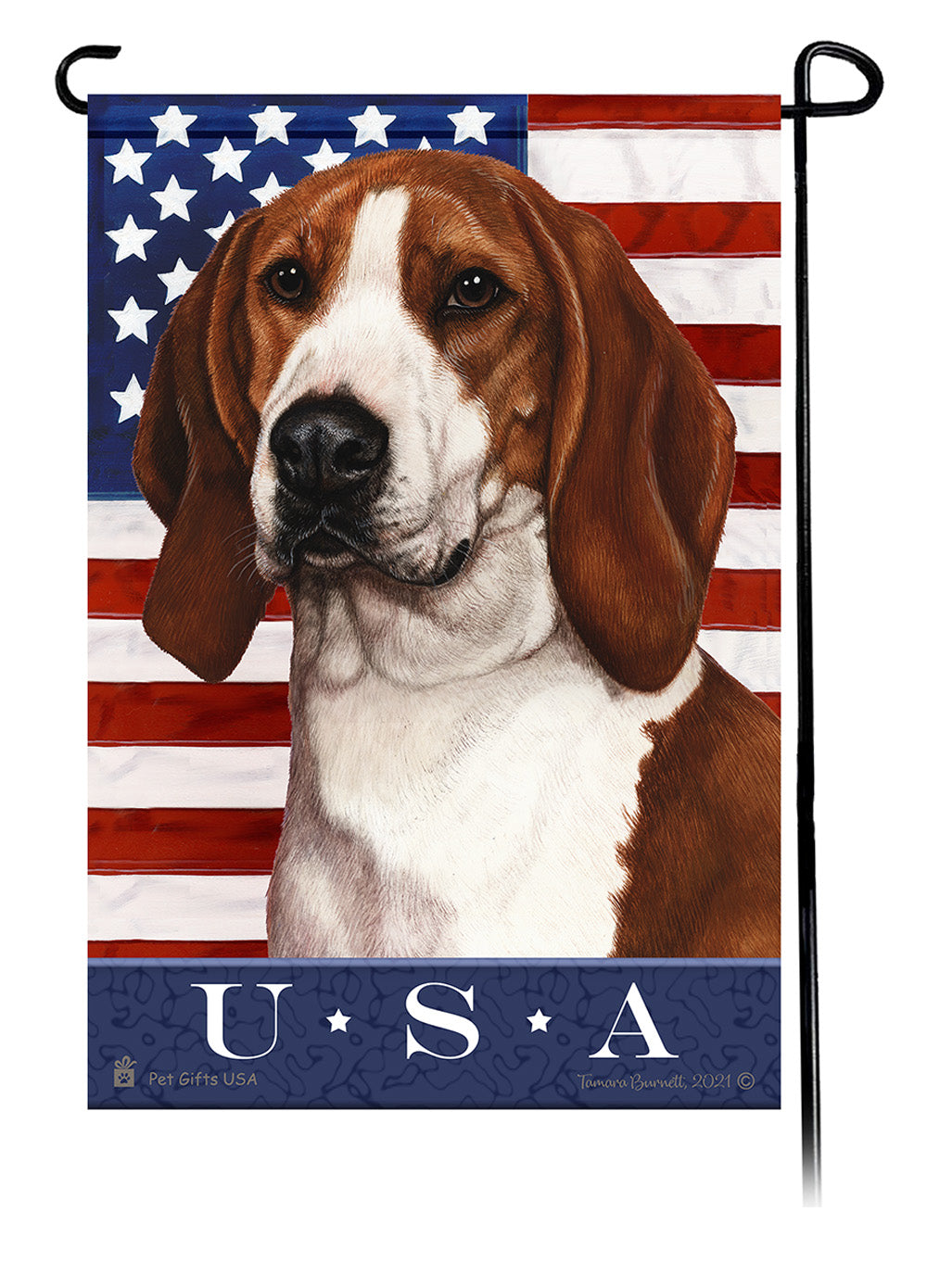 Coonhound True Blue - Garden Flag