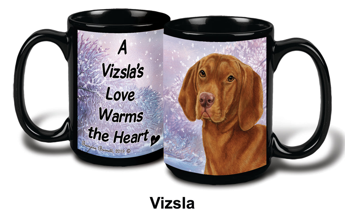 Vizsla Winter Mug 15 oz