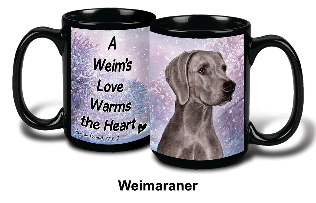 Weimaraner Winter Mug 15 oz