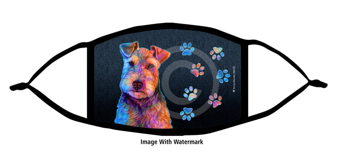 Welsh Terrier Black and Tan Face Mask