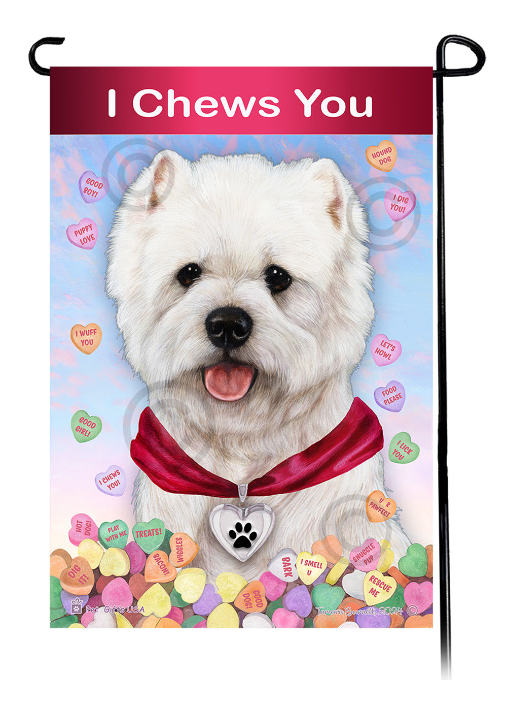 Valentine Sweetheart Garden Flags