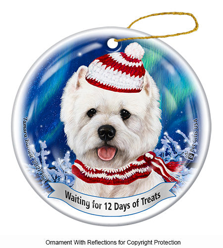 Westie 12 Days of Treats Ornament