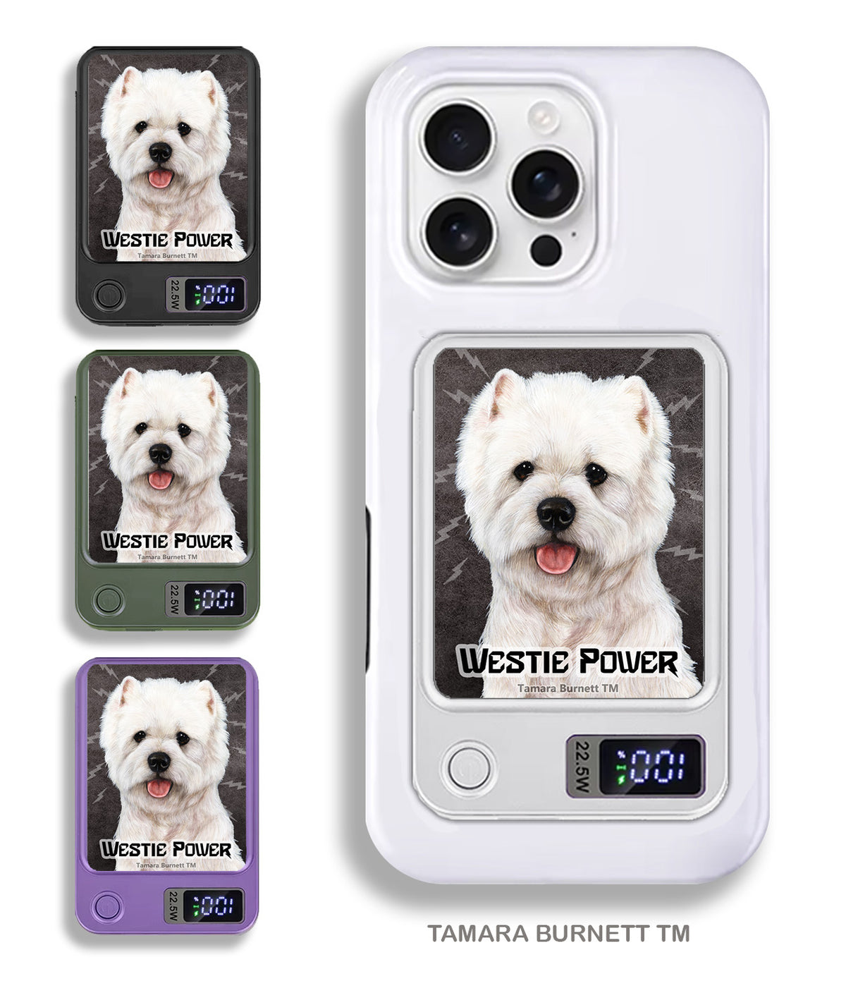 Westie Style 1 Phone Bank Wireless Charger