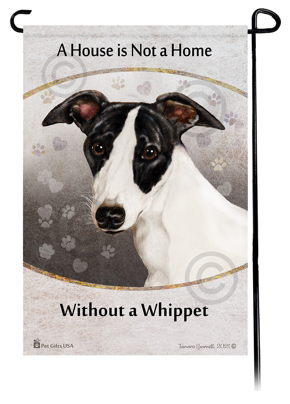 Whippet House Is Not A Home Garden Flag