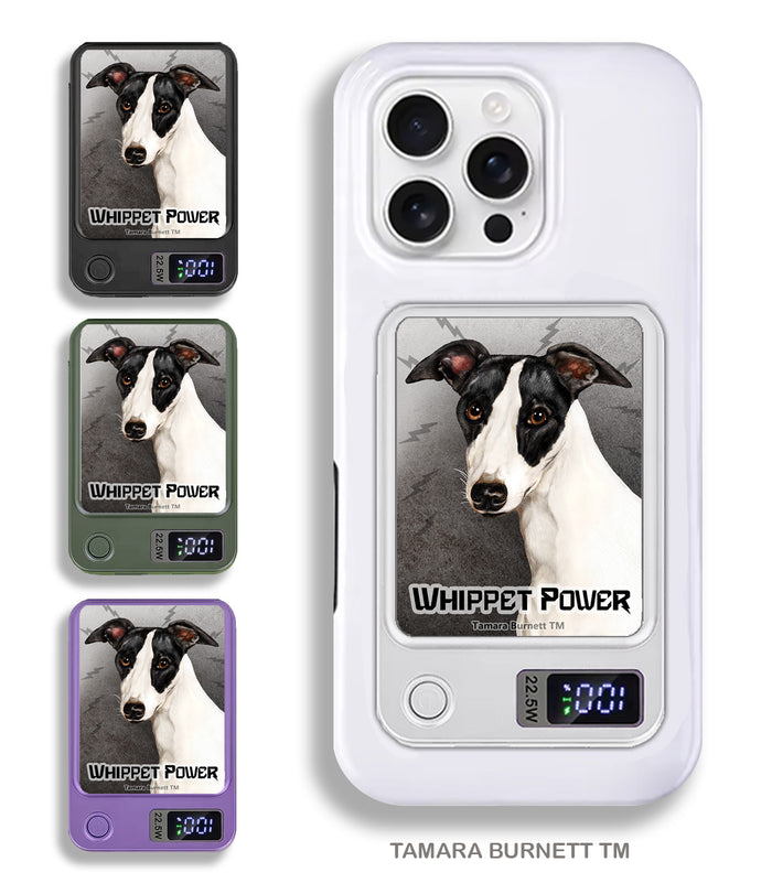 Whippet Black and White Phone Bank Wireless Charger