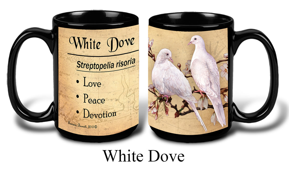 White Doves - My Faithful Friends Mug 15 oz