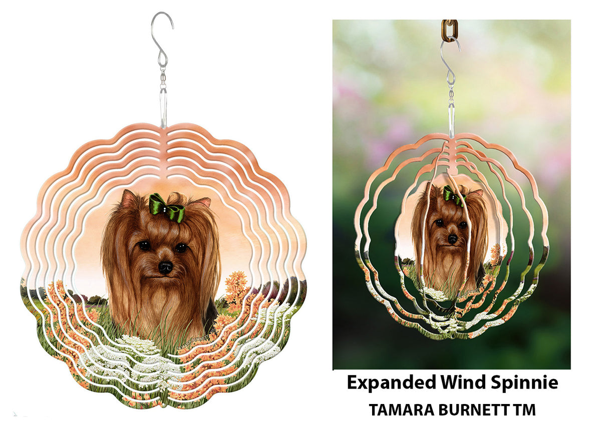 Yorkshire Terrier Adult Show Coat LH Wind Spinner