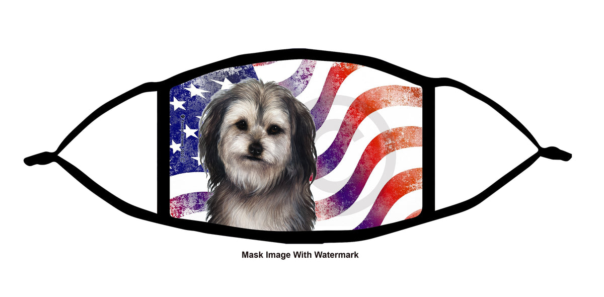 Yorkipoo (Silver) Face Mask