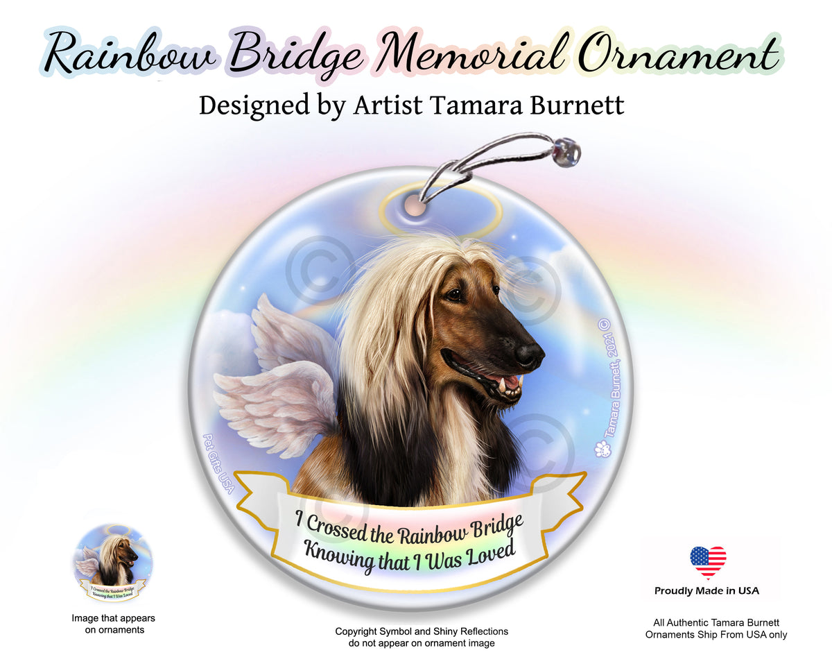 Afghan Rainbow Bridge Memorial Ornament