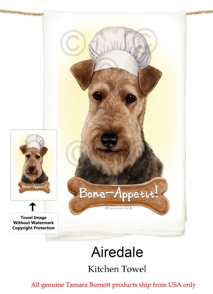 Airedale Flour Sack Towel