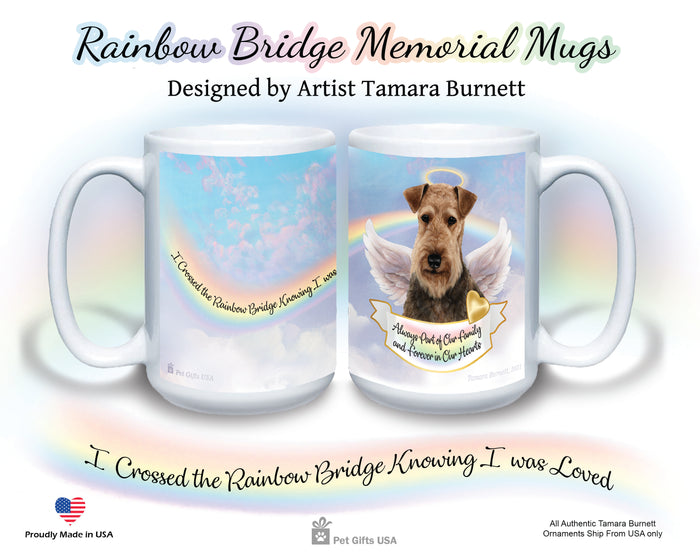 Airedale Memorial Mug 15 oz