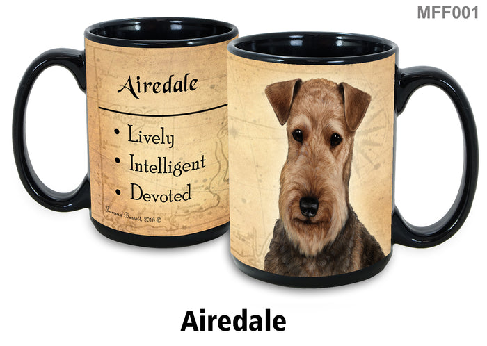 Airedale - My Faithful Friends Mug 15 oz