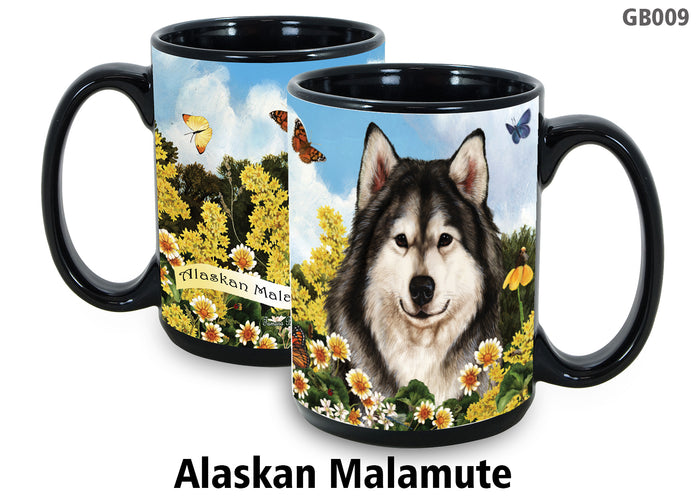 Alaskan Malamute - Garden Party Fun Mug 15 oz