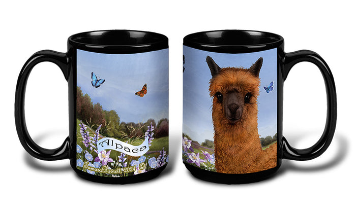 Alpaca Brown - Garden Party Fun Mug 15 oz