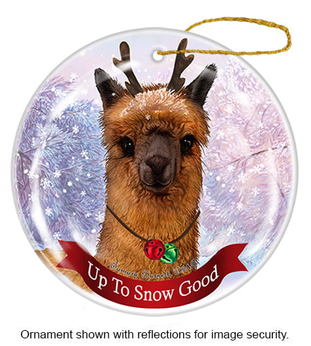 Alpaca Brown Ornament