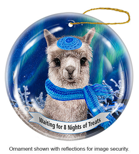 Alpaca Silver Ornament