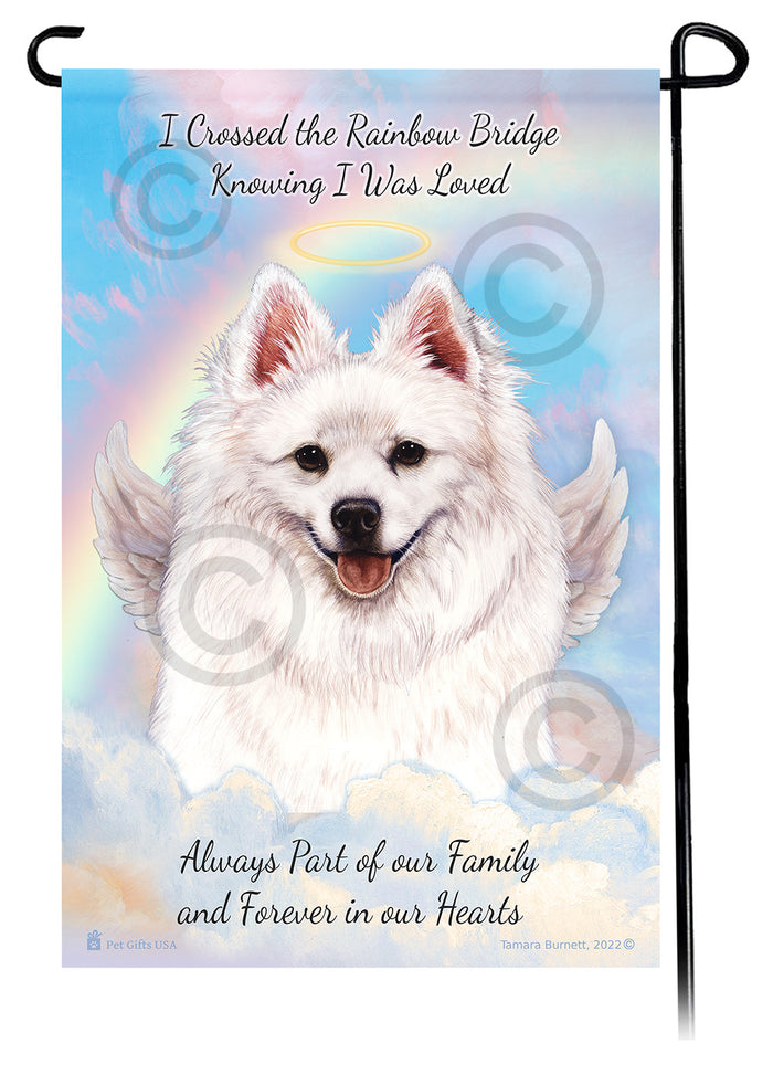 American Eskimo Memorial Garden Flags