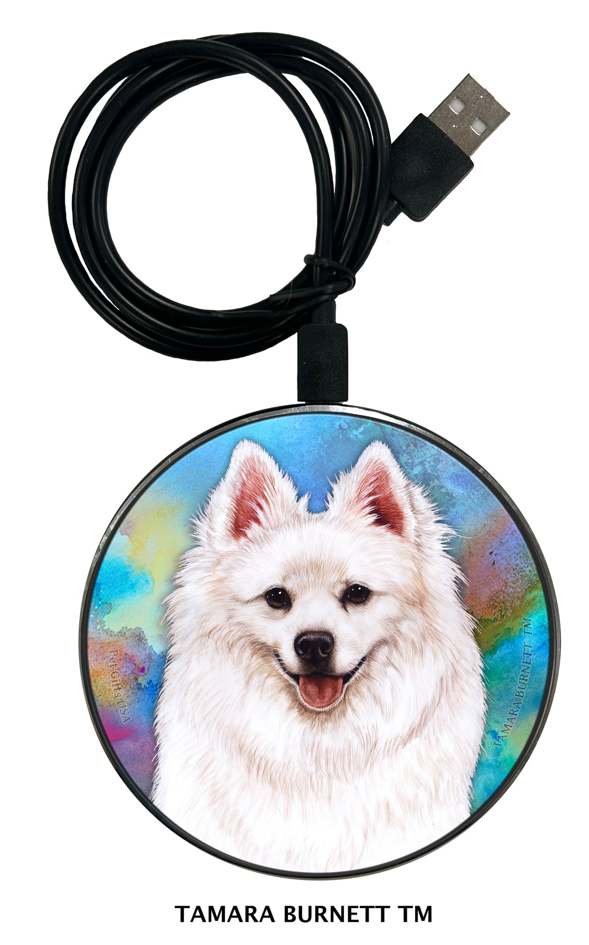 American Eskimo Zoomies Wireless Charger