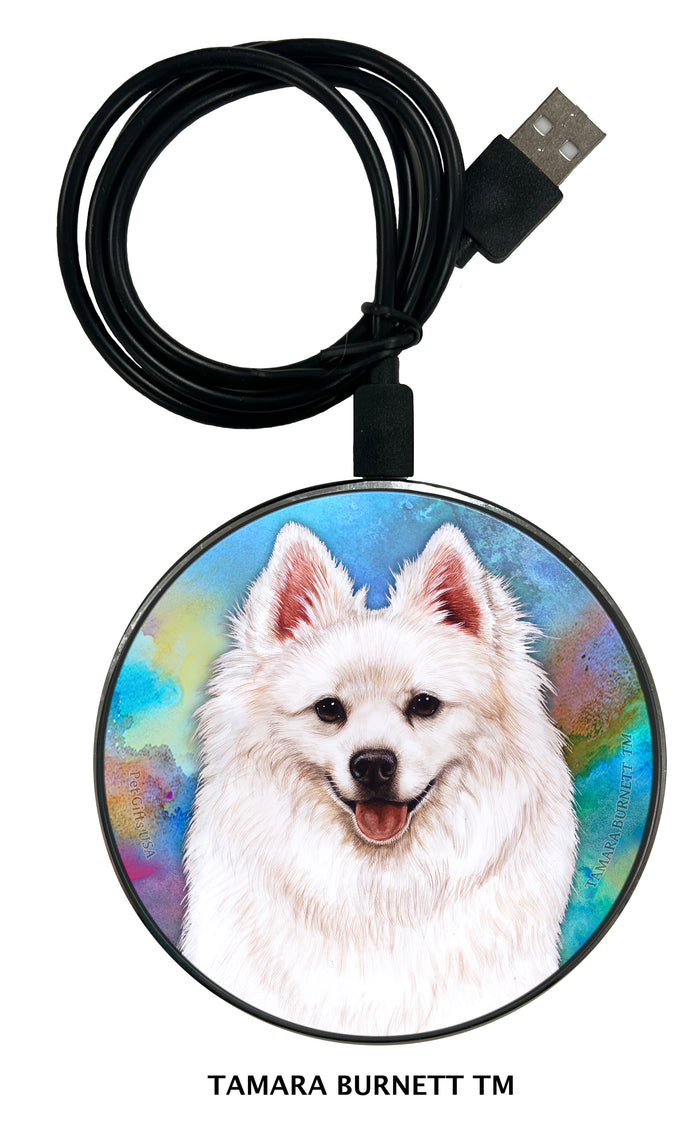 American Eskimo Zoomies Wireless Charger