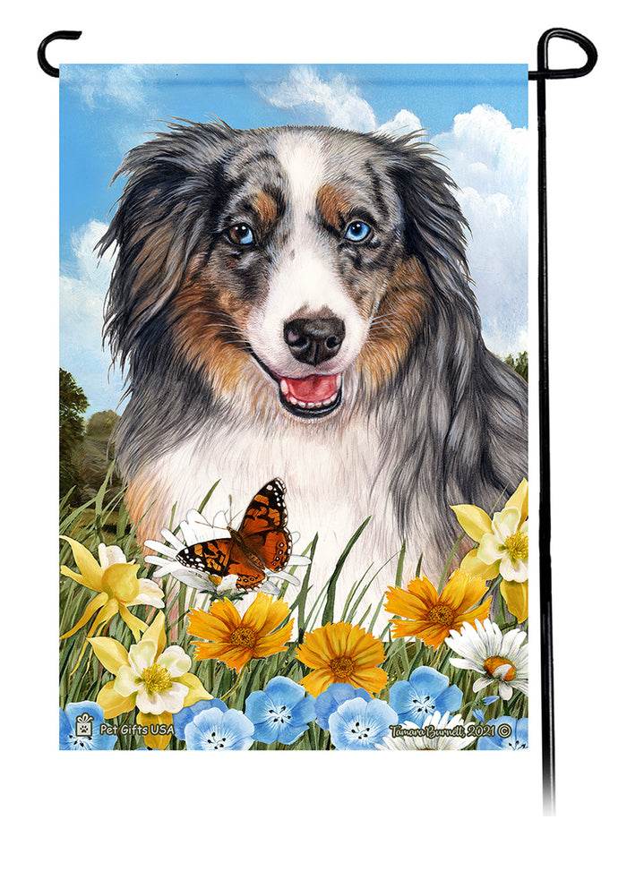 Shepherd Summer Flowers Garden Flags