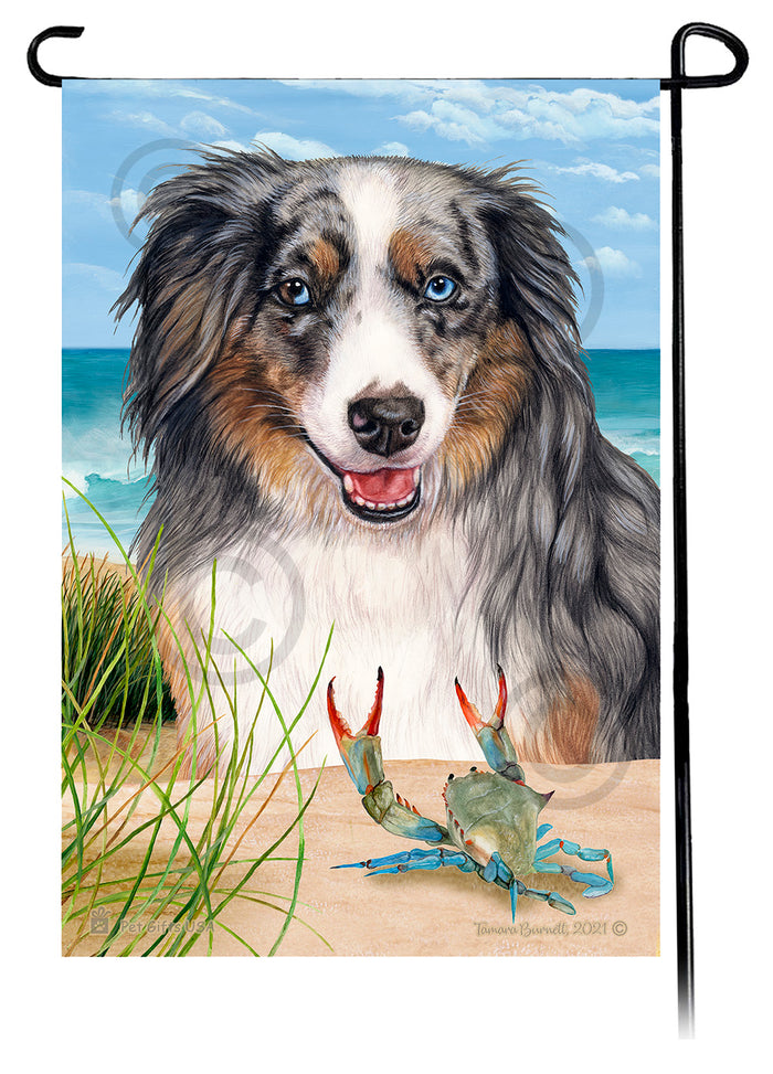 Shepherd Summer Flowers Garden Flag