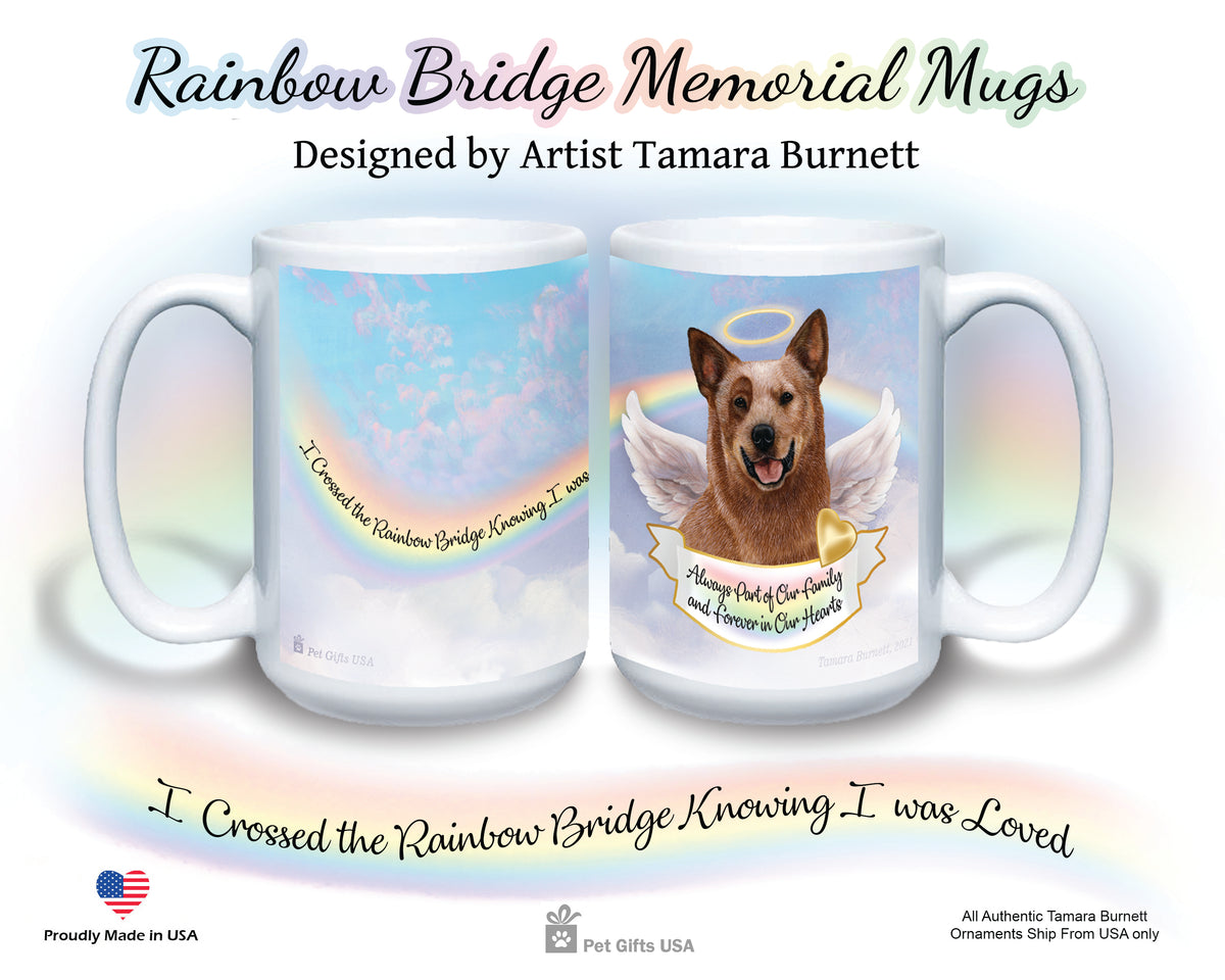 Australian Cattle Dog Red Heeler Memorial Mug 15 oz