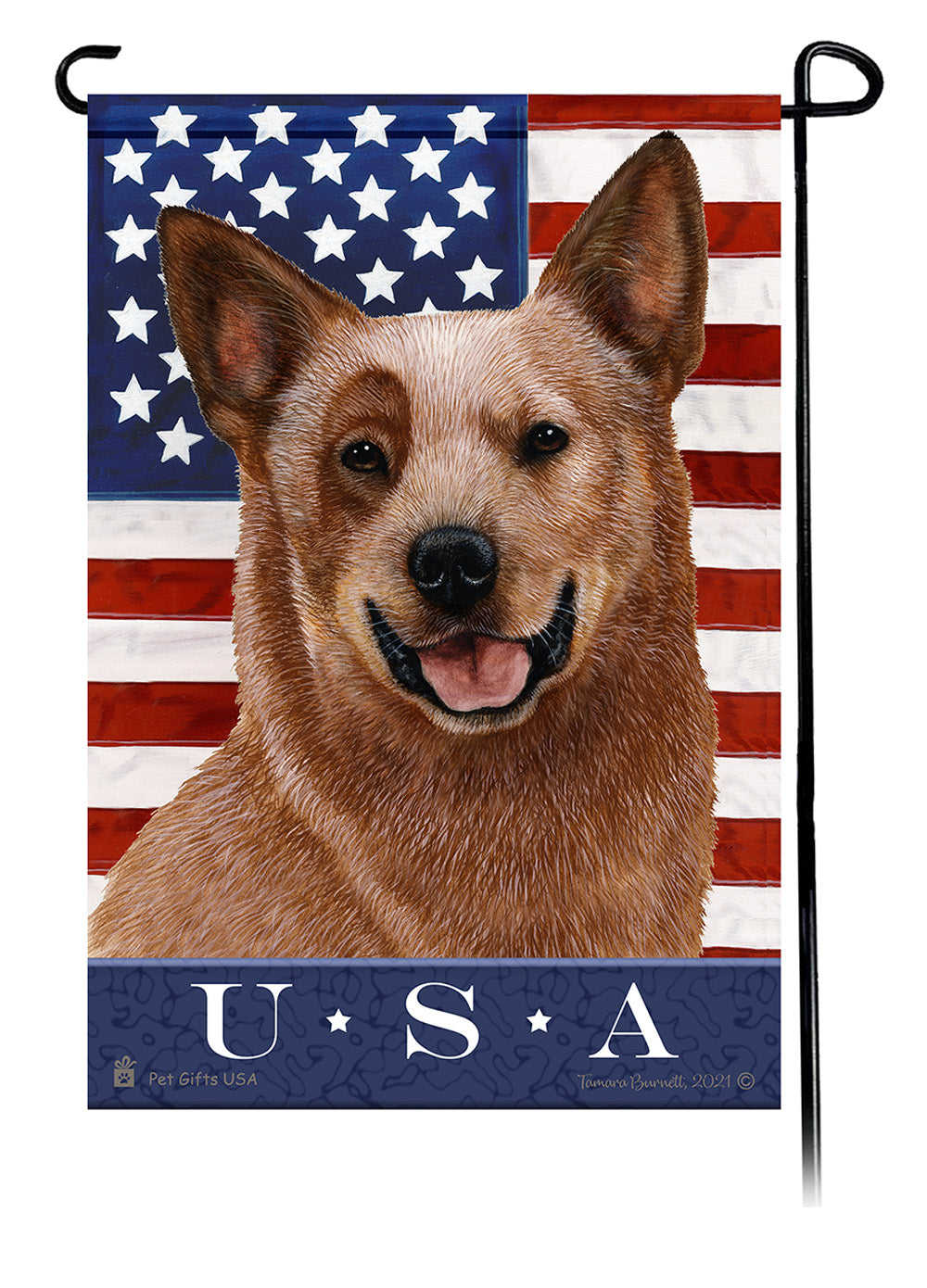 Australian Cattle Dog True Blue - Garden Flag