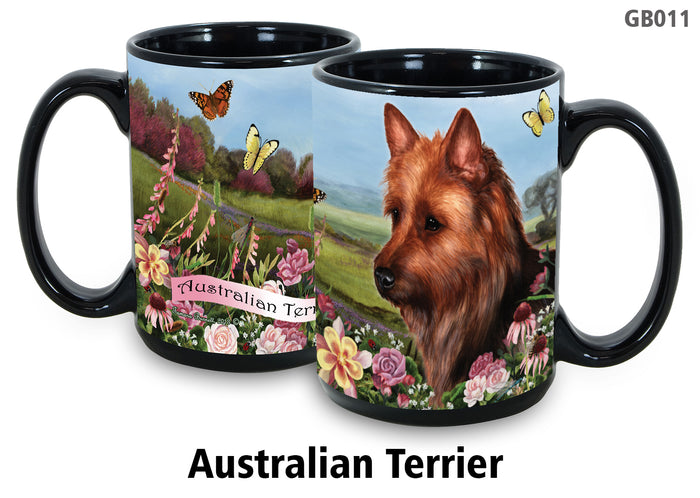 Australian Terrier - Garden Party Fun Mug 15 oz