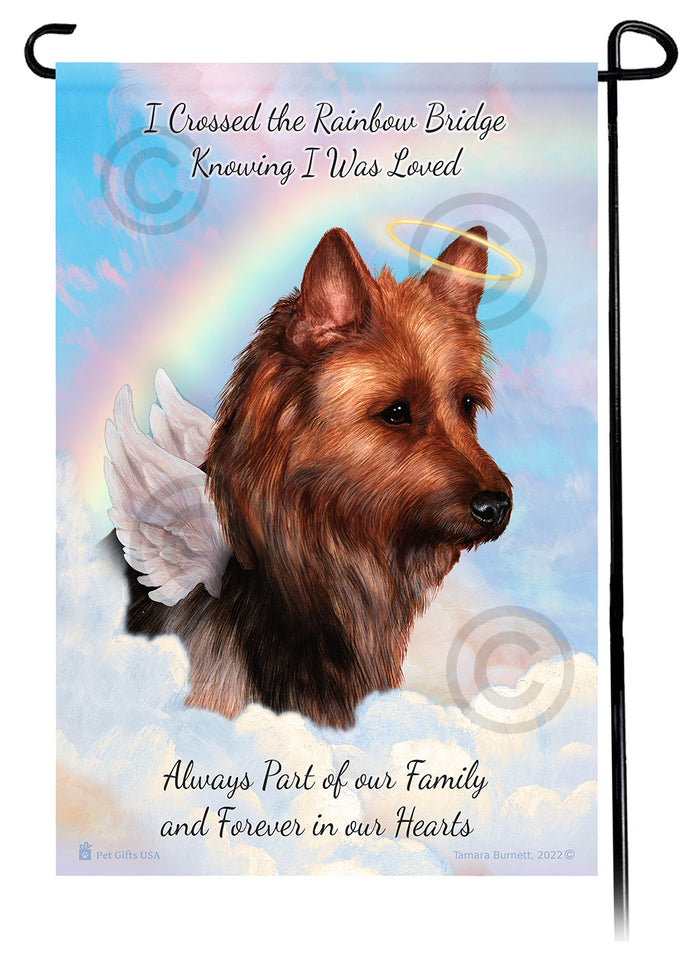 Australian Terrier Memorial Garden Flags