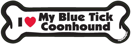 Coonhound Bone Shaped Magnets