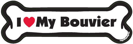 Bouvier des Flandres Bone Shaped Magnets
