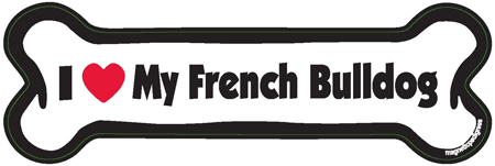 French Bulldog Bone Shaped Magnets
