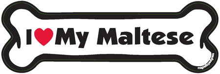 Maltese Bone Shaped Magnets