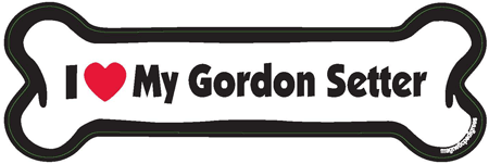 Gordon Setter Bone Shaped Magnets