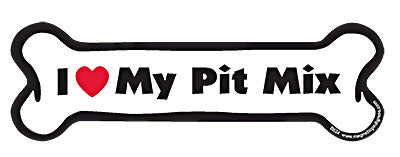 Pit Bull Bone Shaped Magnets