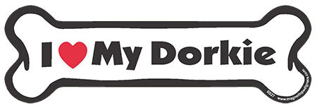 Dorkie Bone Shaped Magnets