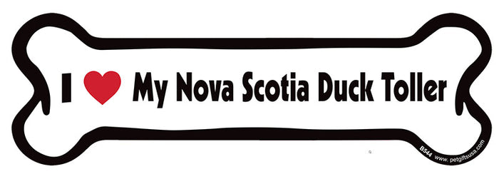 Nova Scotia Duck Tolling Retriever Bone Shaped Magnets