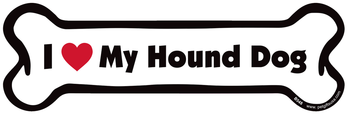 Hound Dog Bone Shaped Magnets