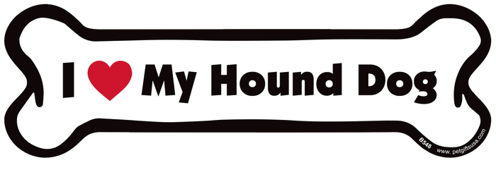 Hound Dog Bone Shaped Magnets