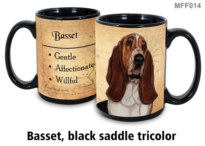 Basset (Brown) - My Faithful Friends Mug 15 oz