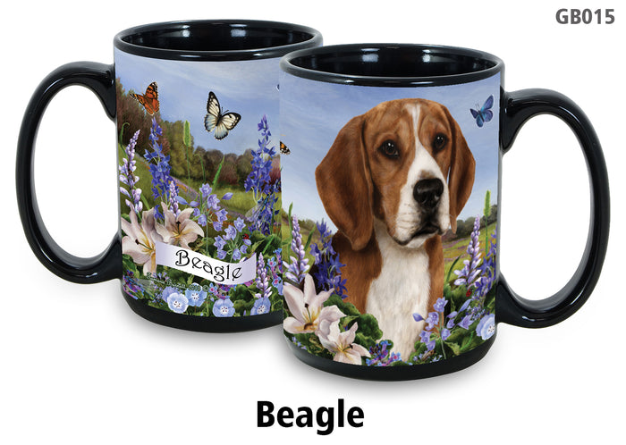 Beagle - Garden Party Fun Mug 15 oz